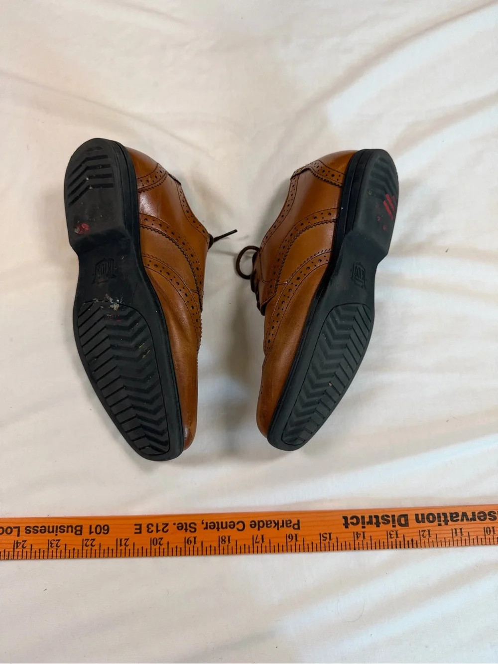 Boy’s Tan Leather Wingtip Dress Shoes